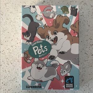 Super Kawaii Pets Card Game by - Multicolor